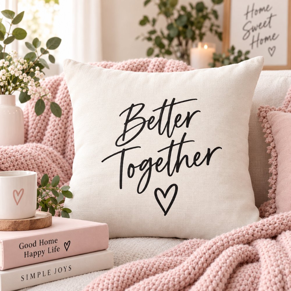 best better together pillow